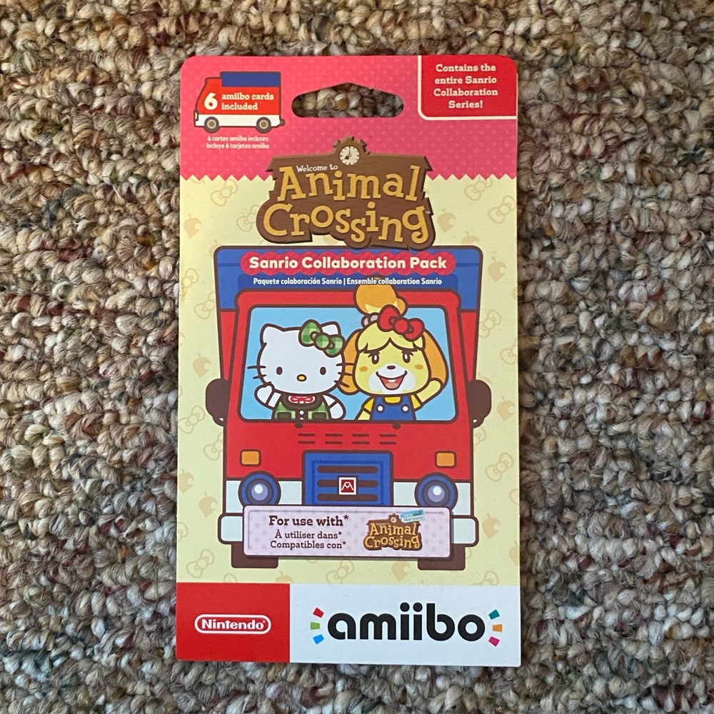 Animal crossing Sanrio collaboration pack